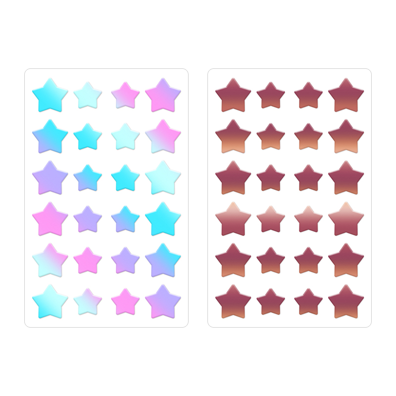 24-piece Strong Adsorption Power Laser Star Shape Acne Patch