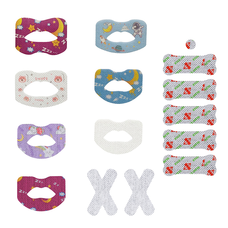 Portable Non-Woven Hypoallergenic Sleep Closed Mouth Sticker