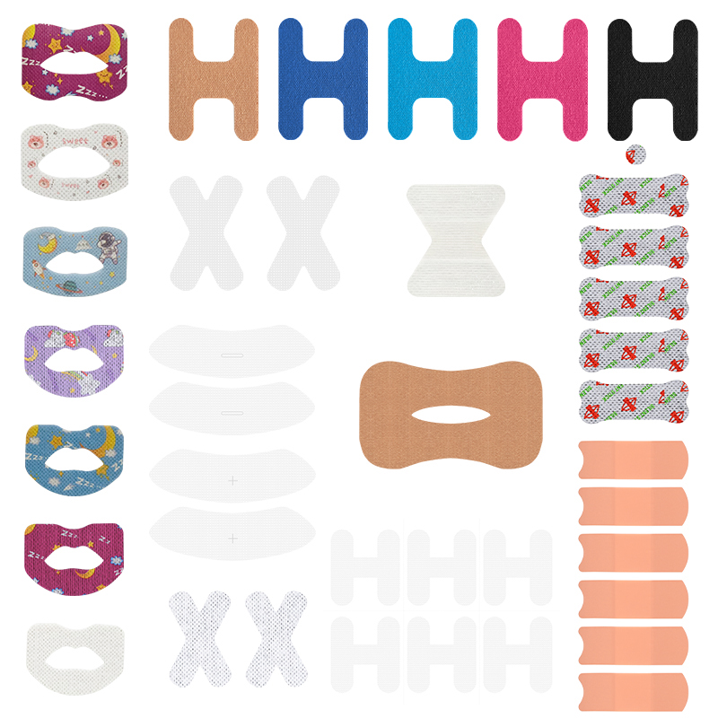 Portable Non-Woven Hypoallergenic Sleep Closed Mouth Sticker