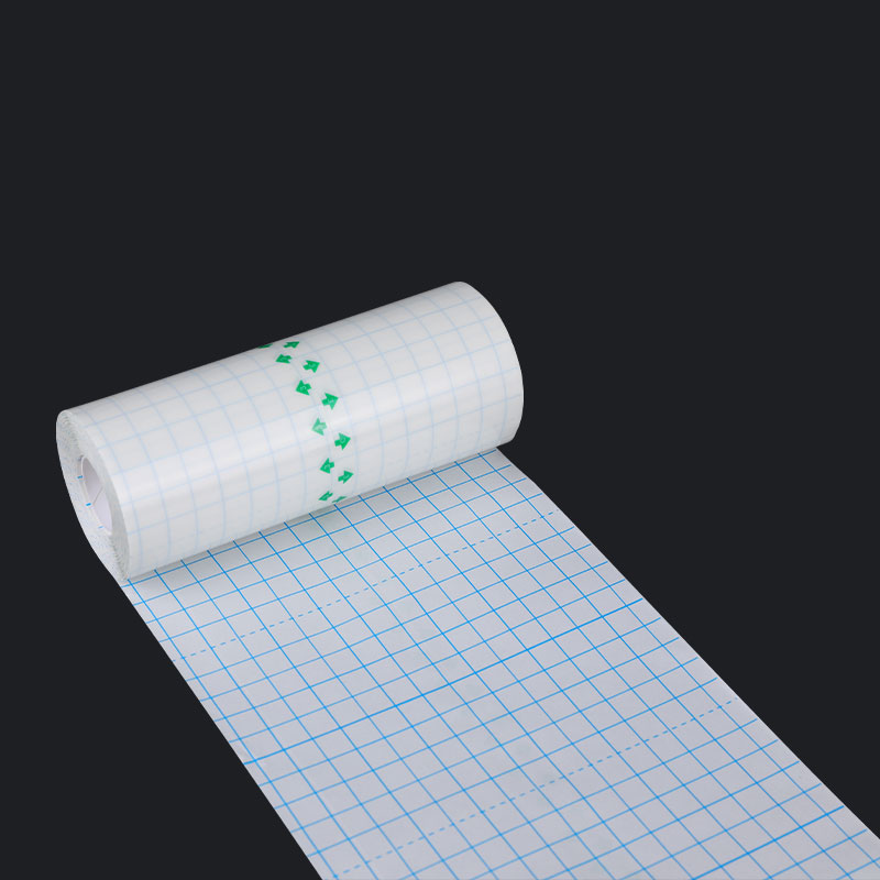 Transparent Strong Viscosity Easy To Tear Leave No Trace Pu Film Dressing Roll