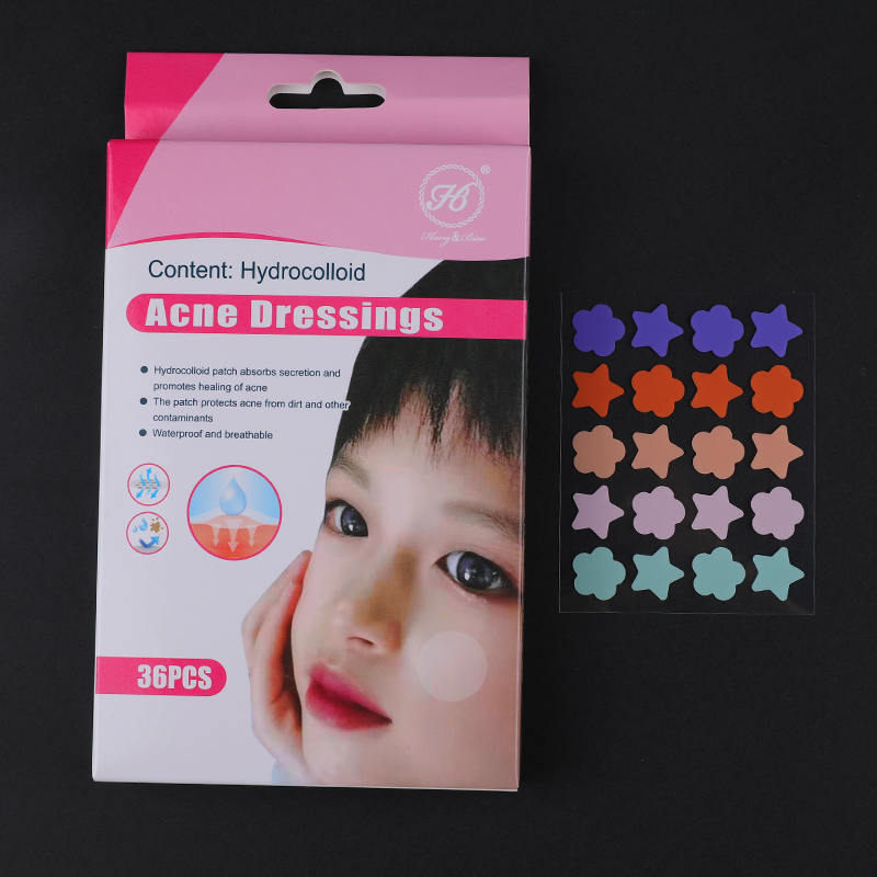 20pcs Colorful Flower Acne Patch/Hydrocolloid Dressing（20 Pieces Size: This Set Contains 20*Patches. 12 mm (20 Pieces) ）