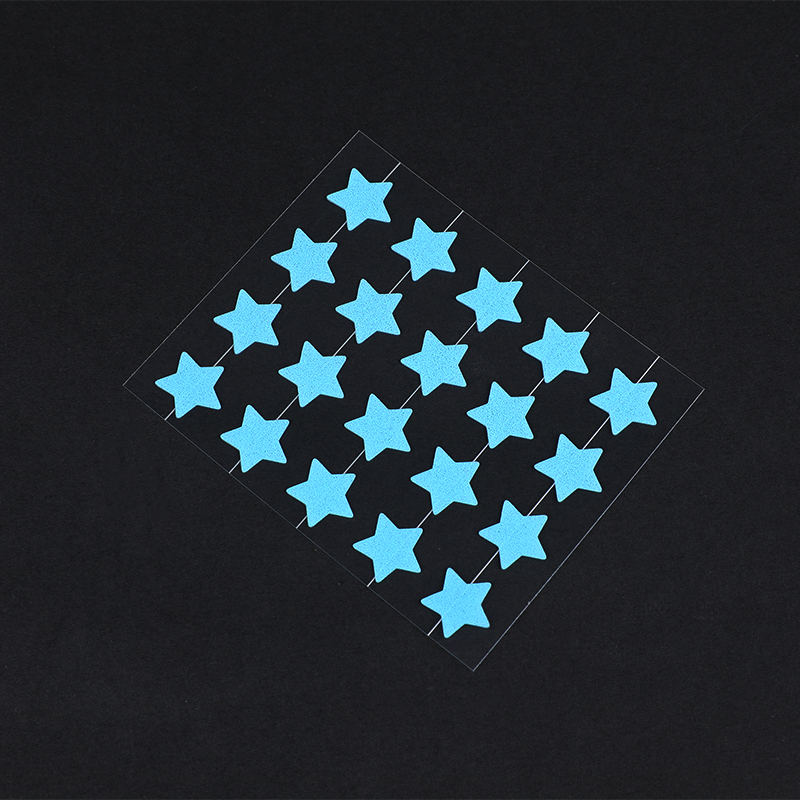 20pcs Blue Pentagram Straight Blade Acne Patch/Hydrocolloid Dressing（20 Pieces Size: This Set Contains 20*Patches. 12 mm (20 Pieces) ）