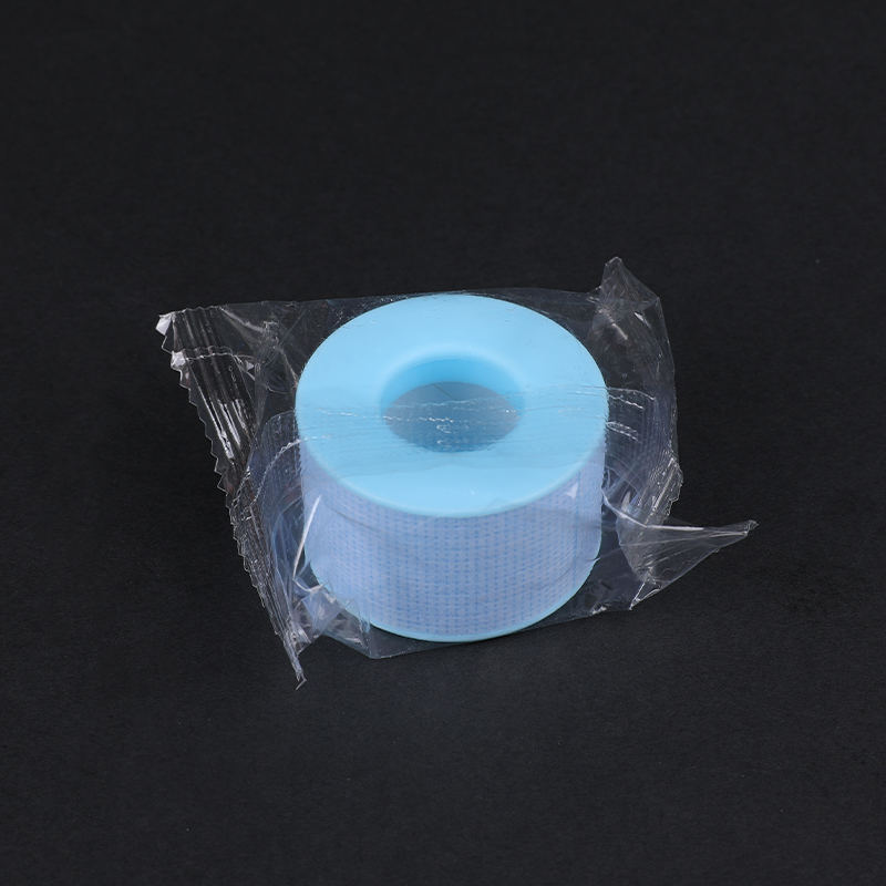 Blue Non-Woven Fabric Silicone Gel Tape Roll for Scar Treatment