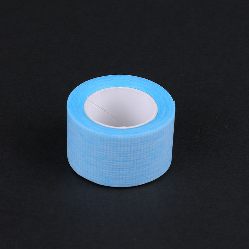 Blue Non-Woven Fabric Silicone Gel Tape Roll for Scar Treatment