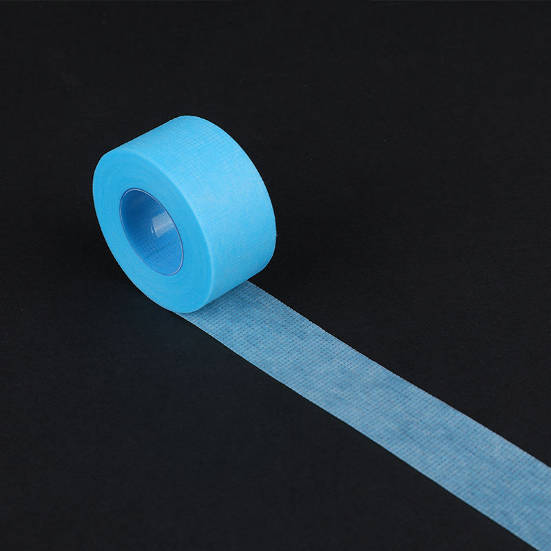 Blue Non-Woven Fabric Silicone Gel Tape Roll for Scar Treatment