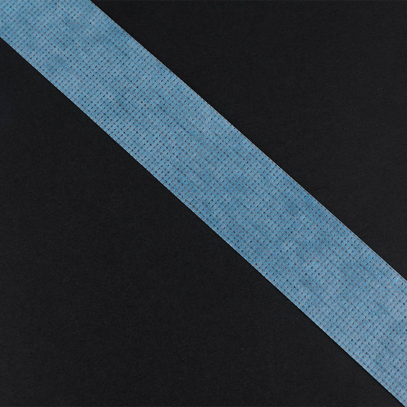 Blue Non-Woven Fabric Silicone Gel Tape Roll for Scar Treatment